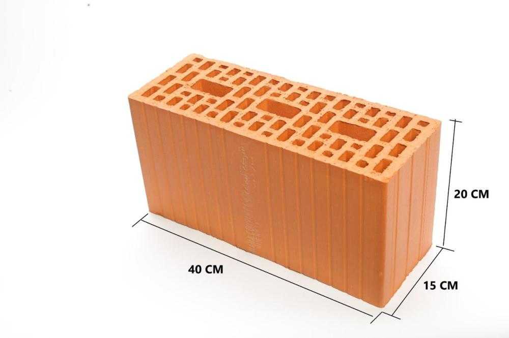 طوب أحمر فخاري حامل 20*15*40